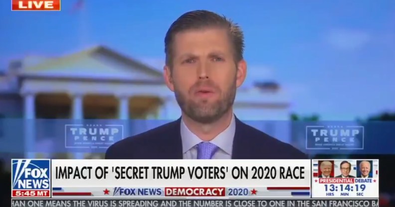 The President's second-oldest son, Eric Trump