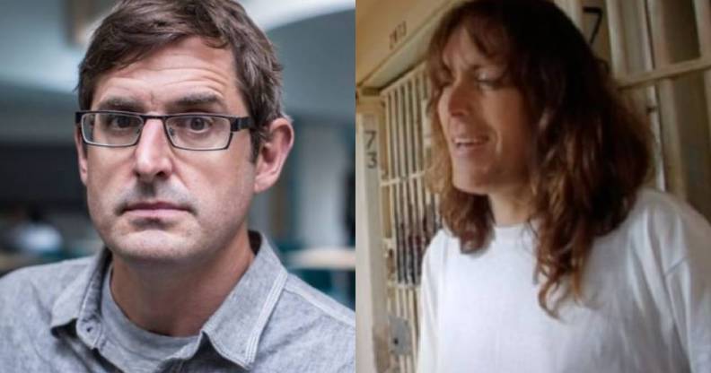 Louis Theroux and a trans inmate
