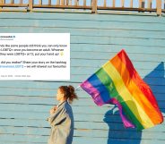 After an anti-trans figurehead said young people shouldn't be 'labelled' LGBT+, Stonewall asked users to share when they realised they were queer. (Stock photograph via Elements Envato)