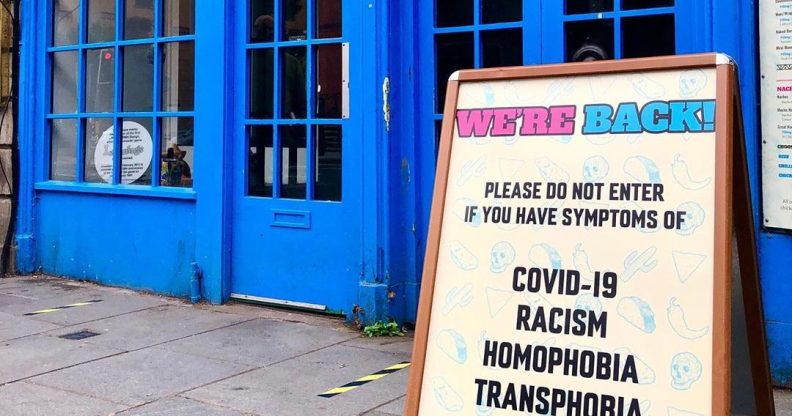 Dundee restaurant, Wee Mexico had been criticised by some due to their new sign that stands against discrimination.