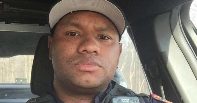 Robert Sisco, a New Patz police officer, sang a rap with transphobic lyrics. (Change.org)