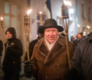 Mart Helme, chair of the of the far-right Estonian ERKE Party. (SVEN TUPITS/AFP via Getty Images)