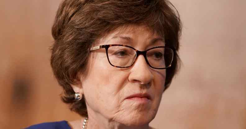 Susan Collins 'truly grateful' for endorsement of 'extremist' anti-LGBT group