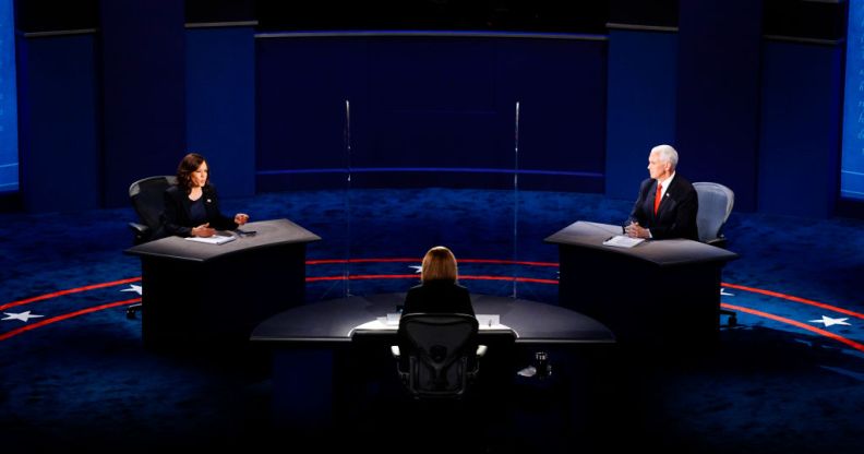 Mike Pence Kamala Harris vice-presidential debate