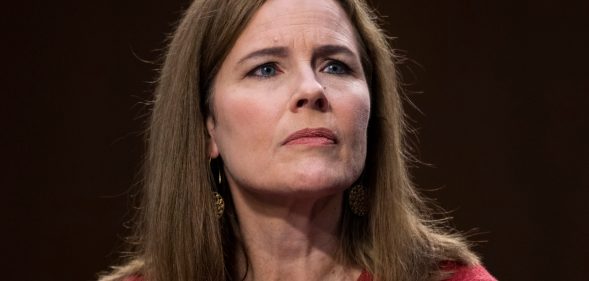 Supreme Court justice nominee Amy Coney Barrett testifies on the second day of her Senate Judiciary Committee confirmation hearing.