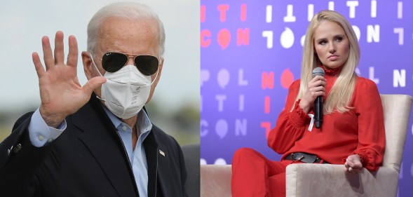 Democratic presidential nominee Joe Biden and Fox host Tomi Lahren