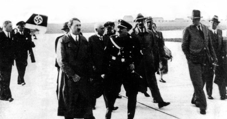 Night of the Long Knives. Hitler's arrival in Munich, June 30, 1934, Germany. (Photo by: Photo12/Universal Images Group via Getty Images)