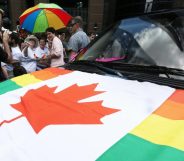 Pride parade in Toronto, Canada