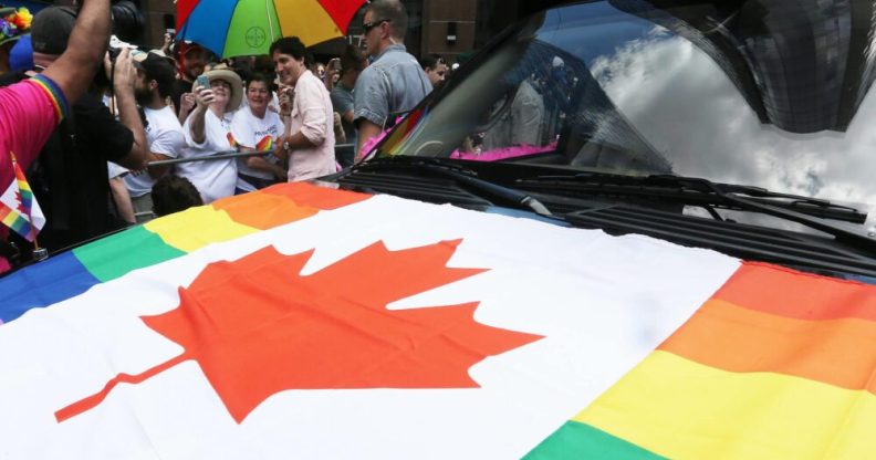 Pride parade in Toronto, Canada