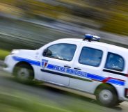 French police vehicle