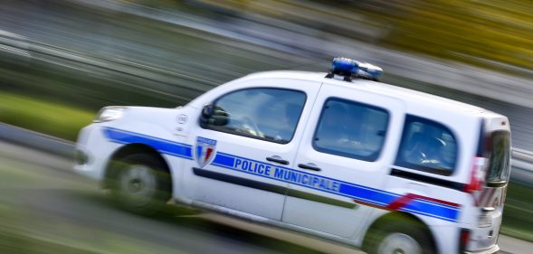 French police vehicle