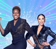 Nicola Adams (L) and her Strictly Come Dancing partner, Katya Jones. (Strictly Come Dancing/BBC)