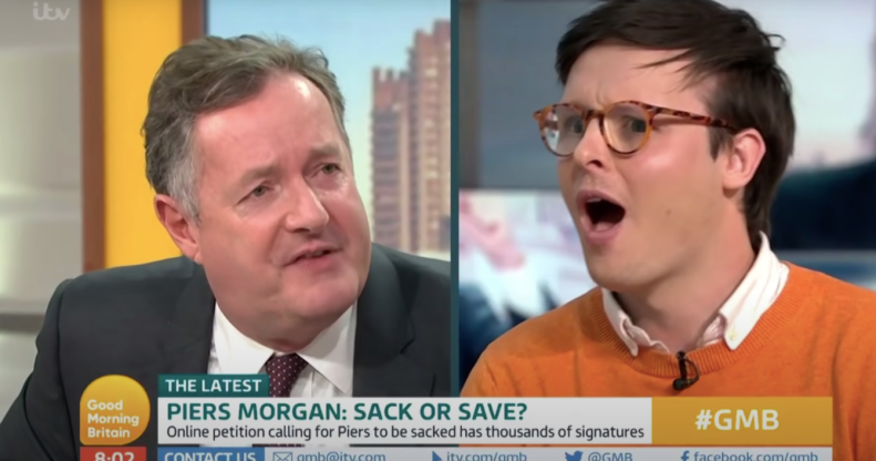 Piers Morgan debated gay journalist Benjamin Butterworth