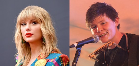 Taylor Swift's song, 'Betty', was transformed into a sapphic love song by Grace Petrie (R). (Getty)