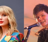 Taylor Swift's song, 'Betty', was transformed into a sapphic love song by Grace Petrie (R). (Getty)