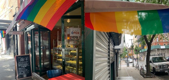 The owners of Sugar Sweet Sunshine spoke out after its Pride flag was sliced off by vandals.