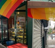 The owners of Sugar Sweet Sunshine spoke out after its Pride flag was sliced off by vandals.