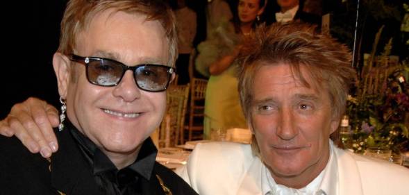 Elton John and Rod Stewart in 2007.