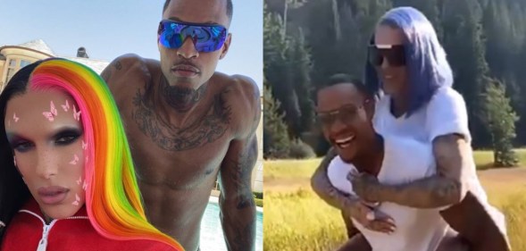 Jeffree Star (L) and André Marhold. (Instagram)