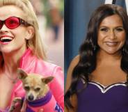 Reese Witherspoon as Elle Woods and Mindy Kaling