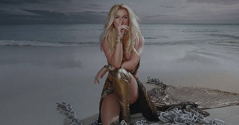 Britney Spears Swimming in the Stars