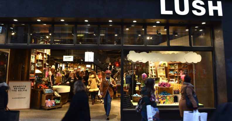 Cosmetics brand Lush admitted giving money to the group