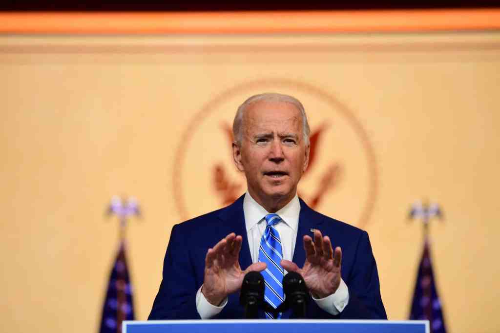 President-elect Joe Biden delivers a Thanksgiving address