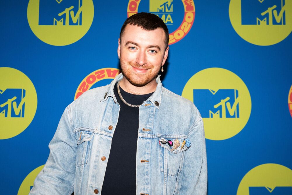 Sam Smith poses at the MTV EMA's 2020