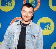 Sam Smith poses at the MTV EMA's 2020