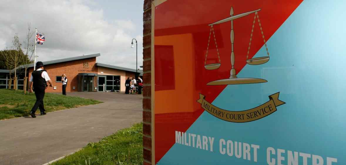 The trial for queer Royal Navy commander Sally-Anne Bagnall is being heard at Bulford Military Court