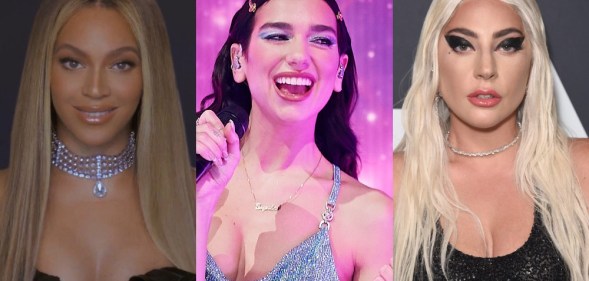 Beyonce, Dua Lipa, Lady Gaga