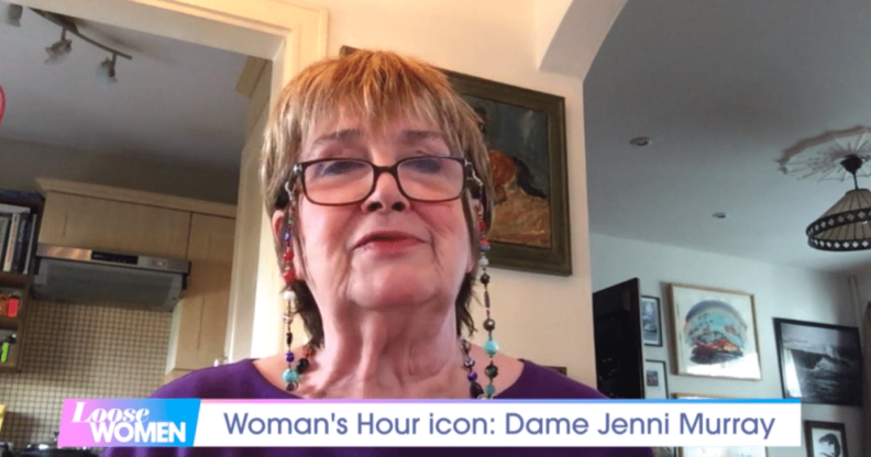 Dame Jenni Murray appeared on Loose Women and reiterated her "transphobic" views.
