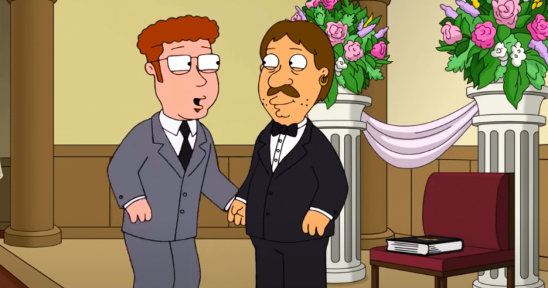 Family Guy bruce gay
