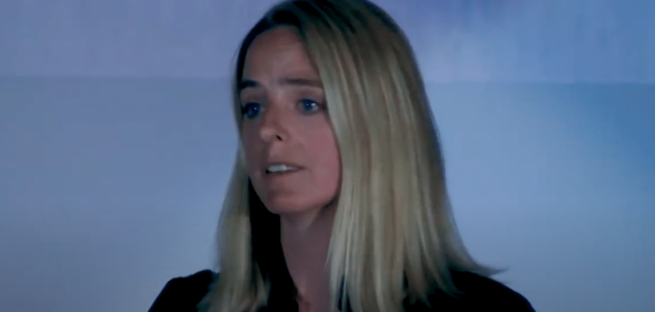 Jessica Butcher, freshly appointed EHRC commissioner. (Screen capture via YouTube)