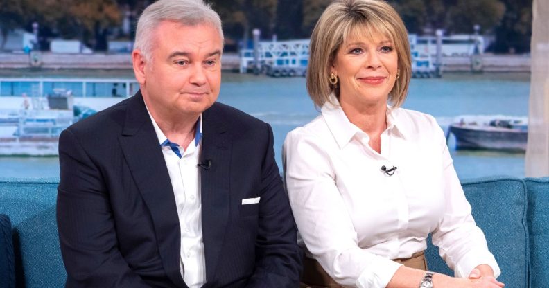 Eamonn Holmes and Ruth Langsford on This Morning