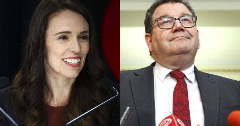 Jacinda Ardern and Grant Robertson