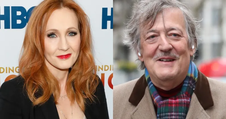 JK Rowling and Stephen Fry