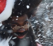 Lil Nas X as the time-travelling Santa Nas X.