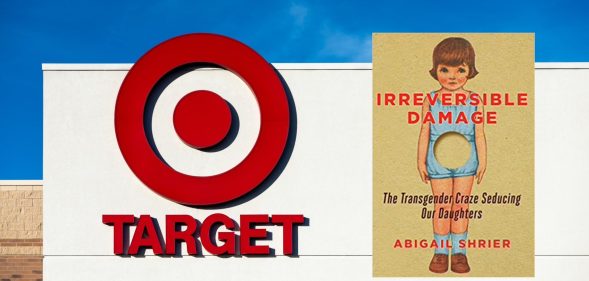 Target initially announced it would pull an anti-trans book off its shelves, but later backtracked. (Getty)
