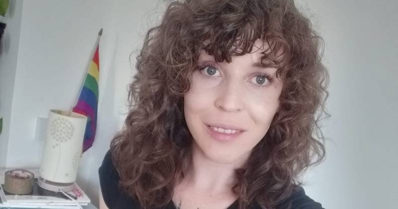 Trans footballer Sammy Walker was recently signed to a women's Football Association league