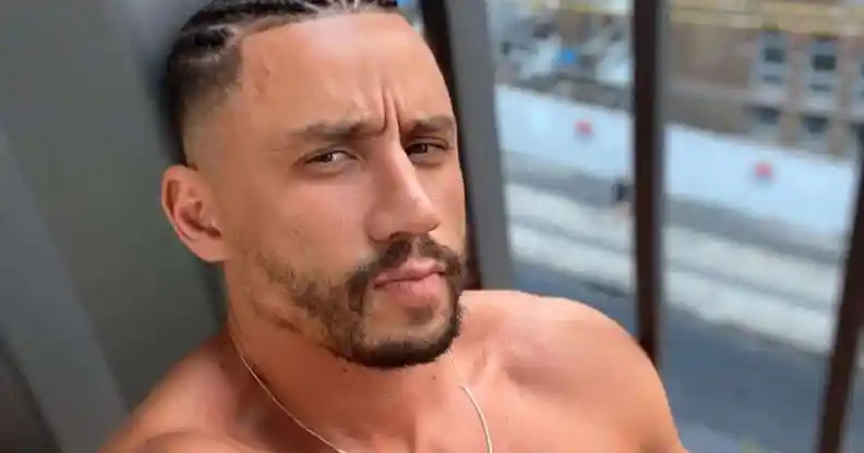 Brazilian gay man Fabricio Da Silva Claudino, who was charged with revenge porn