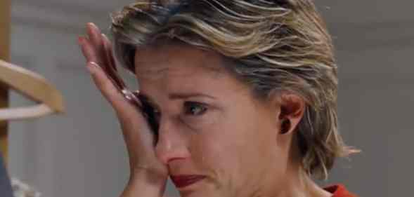 Emma Thompson crying in Love Actually