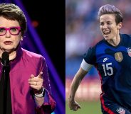 Billie Jean King and Megan Rapinoe