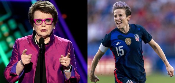 Billie Jean King and Megan Rapinoe