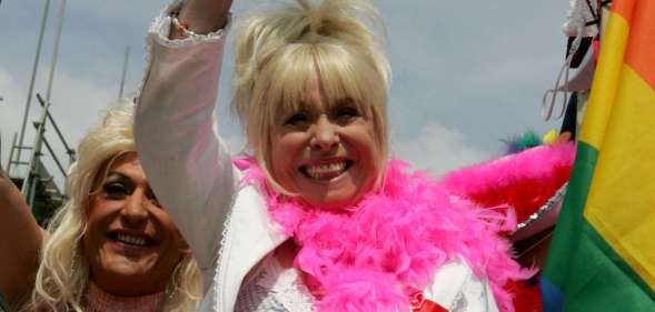 Barbara Windsor attends Brighton Pride, 2006
