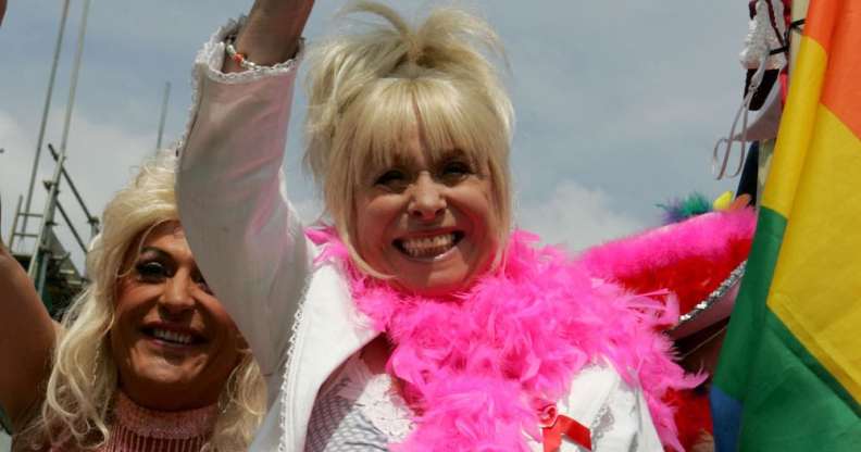 Barbara Windsor attends Brighton Pride, 2006