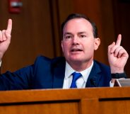 Republican Senator Mike Lee of Utah, a fervent opponent of LGBT+ rights