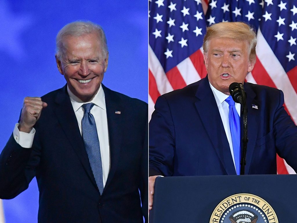 Joe Biden was heavily favoured over Donald Trump among LGBT+ voters