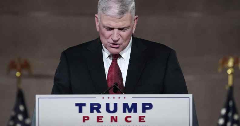 Rev. Franklin Graham, at the Republican National Convention