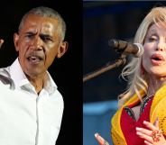 Former president Barack Obama and future president Dolly Parton